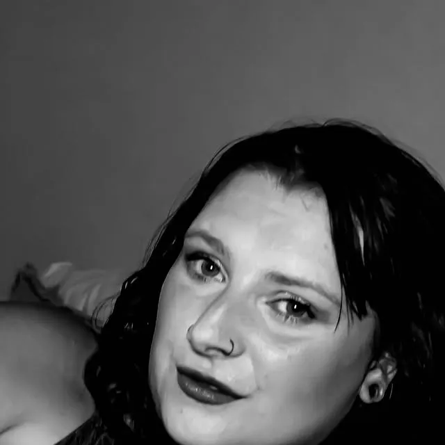 Black and white portrait